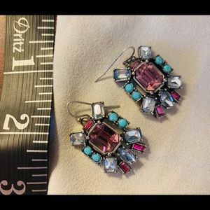 Colorful geometric earrings ✨